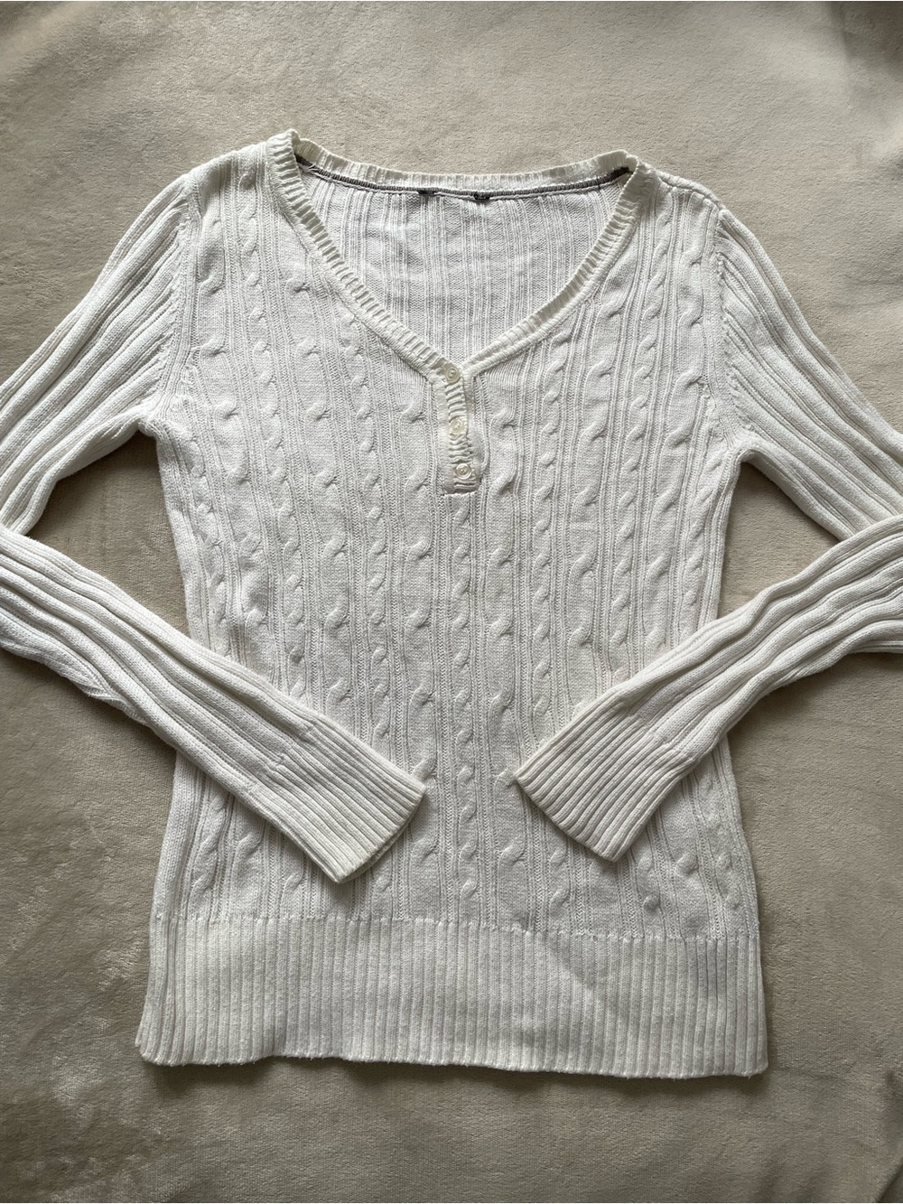 White Knit Sweater